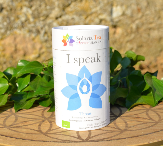 Tisane bio Solaris Chakra de la gorge