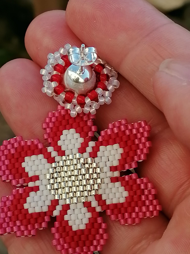 Boucles d'oreilles fleur