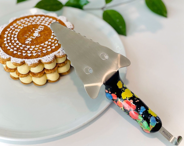 Pelle à tarte / gâteau - Filou noir peintre 