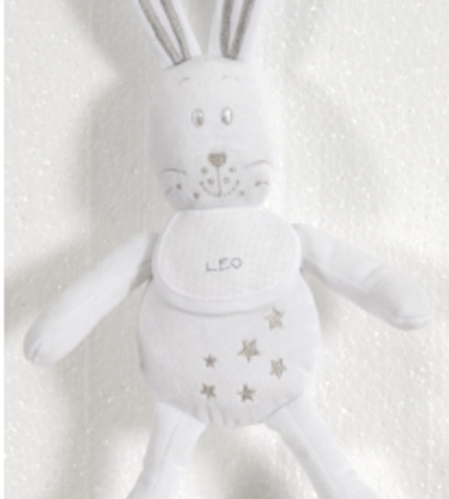 DMC Ready To Cross Stitch Baby Rabbit Soft Toy (White) Brand : DMC