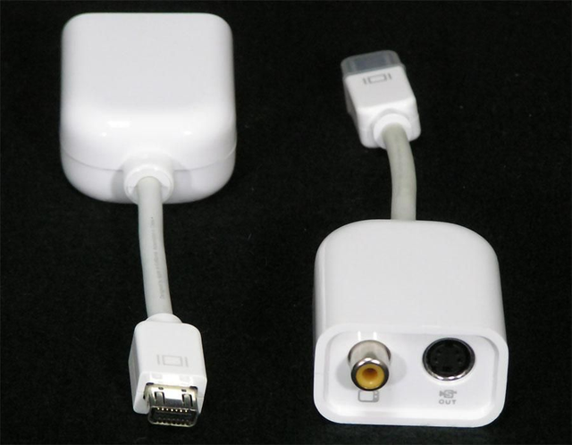 Apple Mini VGA to S-Video Composite RCA Display Adapter