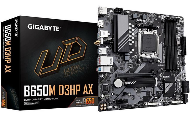 GIGABYTE AM5 B650M D3HP AX M-ATX Motherboard