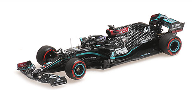Mercedes Benz AMG W13 Bahrain GP 2022 L. Hamilton Minichamps 1:43 Formel 1