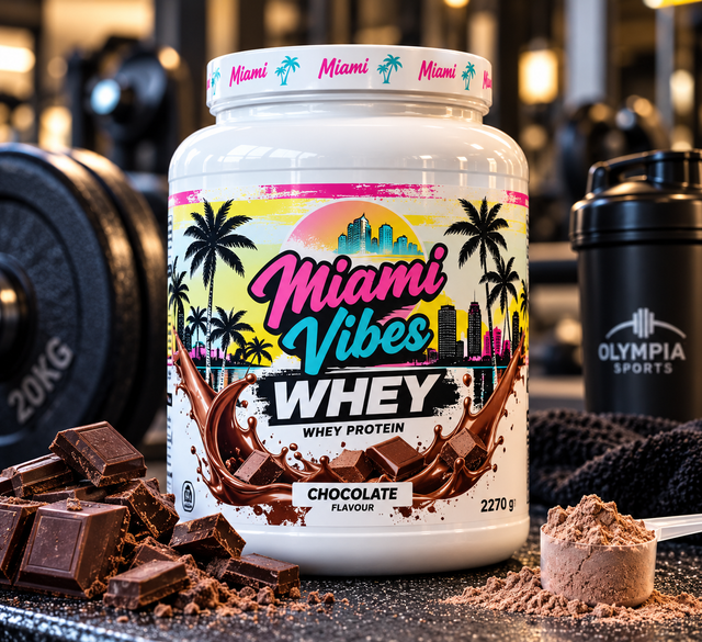 Miami Vibes Whey Protein – Chocolate 2270 g