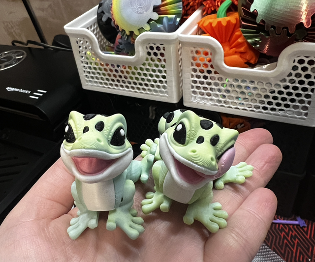 Glow in the dark gecko! 