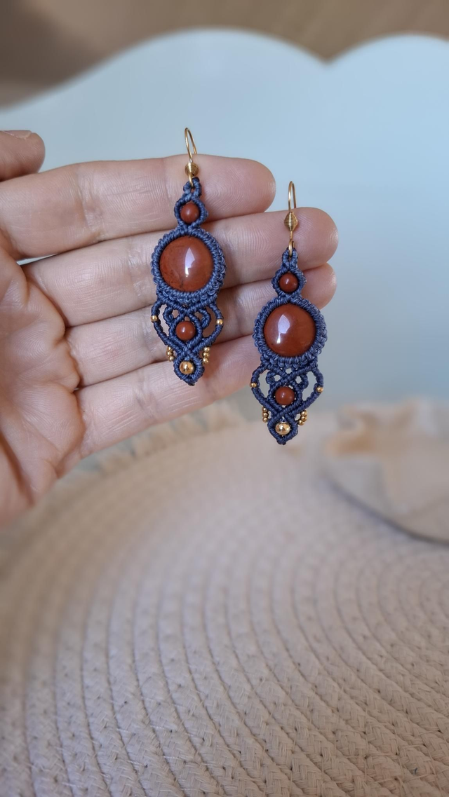 Boucles d'oreille "Rêve bleu"