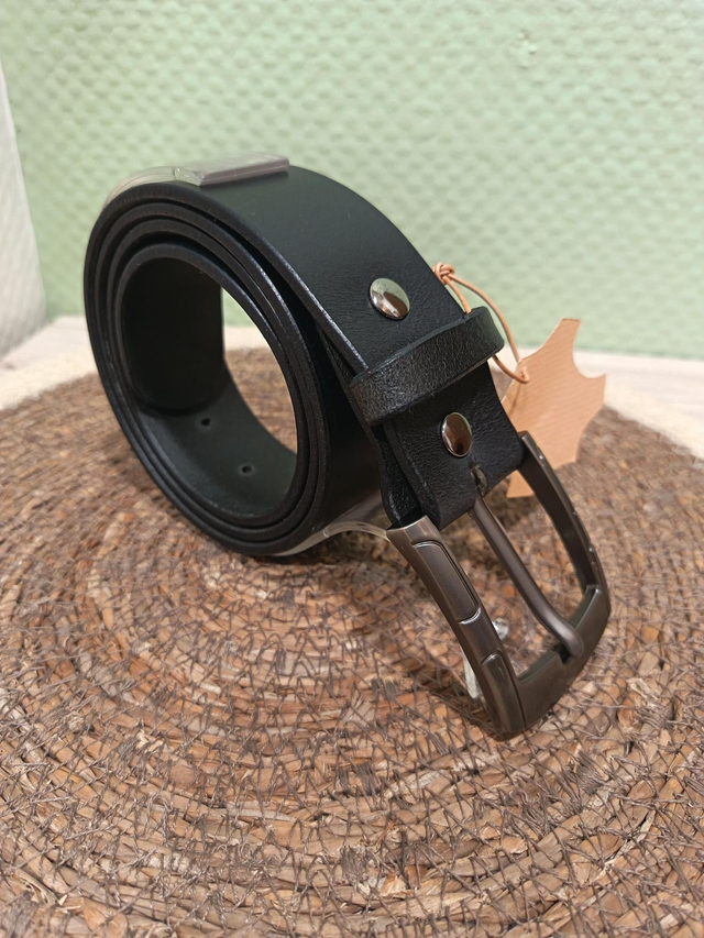Ceinture noire "Rustique" T.40/46 