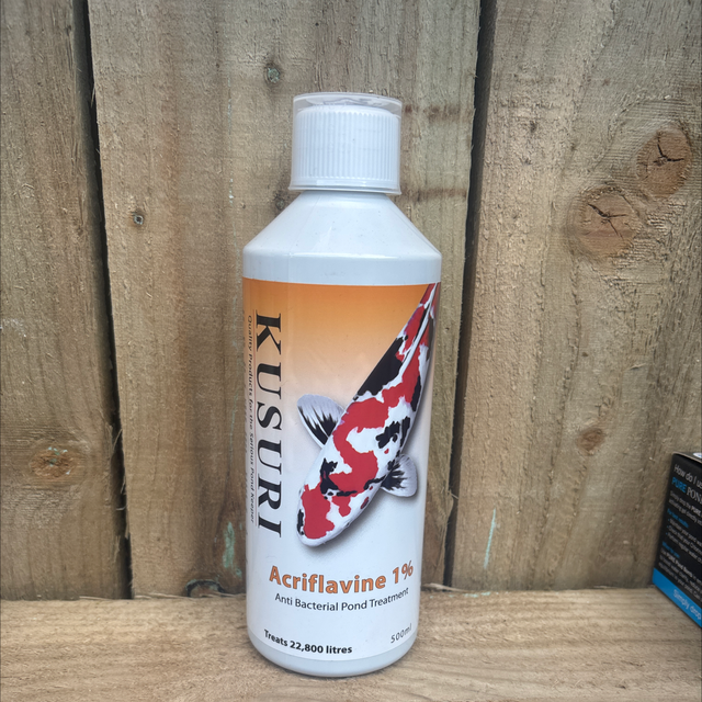 Kusuri Acriflavine 1% - 500ml - treats 22,800 litres