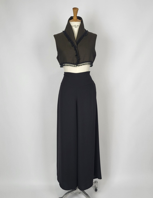 FLUID VISCOSE MIX TROUSERS 