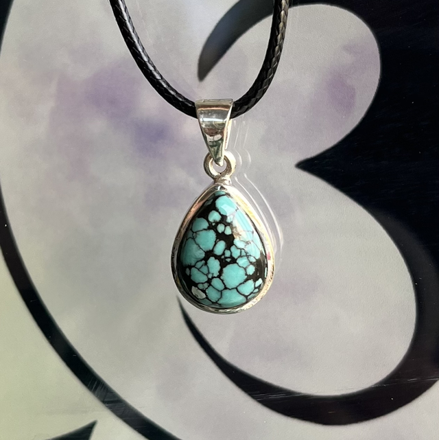Pendentif en argent et Turquoise