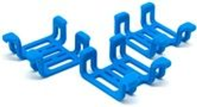 Tractive GPS DOG 4 - Rubber Clips ( 3 pièces) - blue