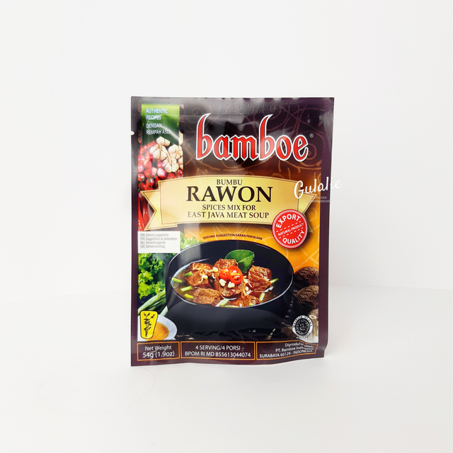 BAMBOE Bumbu Rawon - Préparation de Soupe Noire au Boeuf