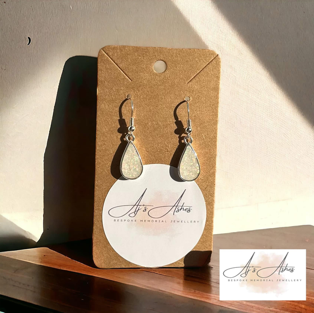 Large teardrop earrings