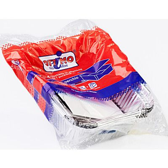 OTTIMO VASCHETTE ALLUMINIO CON COPERCHIO/VARI FORMATI