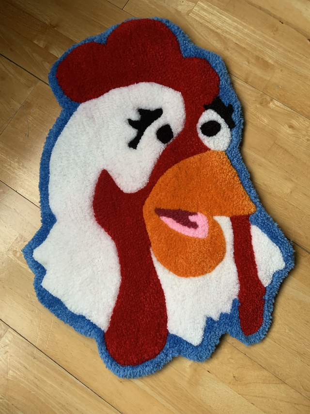 Hen Puppet Wall Art