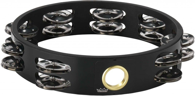 STAGG REMO Tambourin 08" avec 2 rangées de 8 cymbalettes - Headless