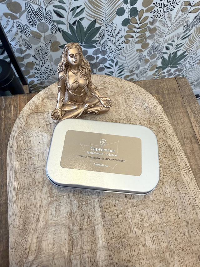 Box Astro Capricorne - Quartz rose, Pierre de lune, Obsidienne