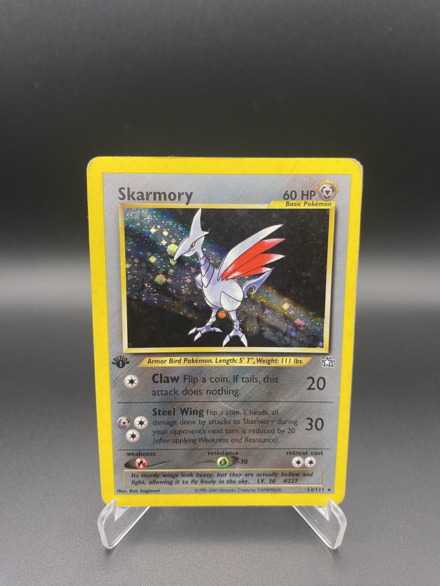 Skarmory (13/111) Neo Genesis - Good - EN - 1st. Edition - Holo Rare - Swirl