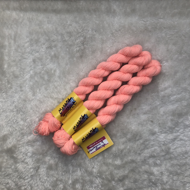 A Flamboyance of Flamingos — BFL Sock Mini 20g