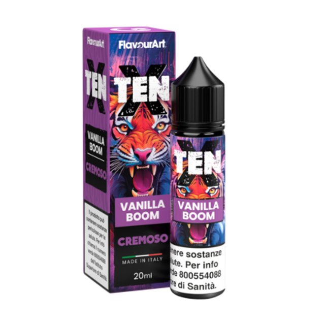 FLAVOURART Ten X Vanilla Boom SHOT 20/60 20ml EAN8058611847417