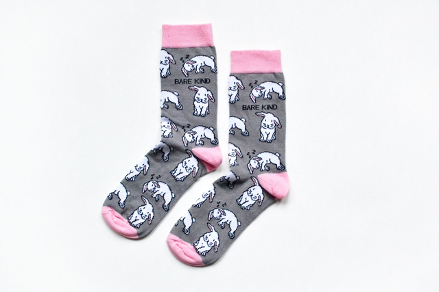 'Save the Rabbits' Bamboo Socks - adult