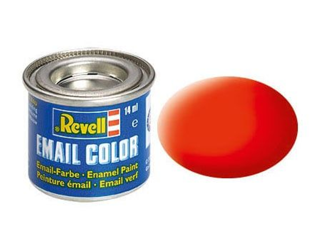 peinture email orange fluo mat revell 32125