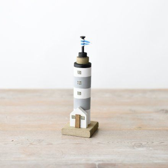Lighthouse Wooden Ornament