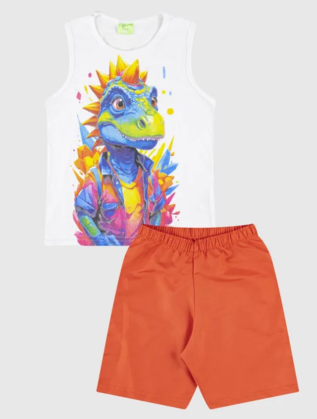 Conjunto Infantil Regata/Bermuda Masculino (1)