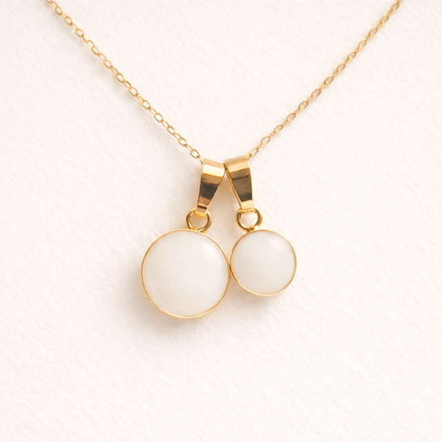 Medaljong Harmony duo · 12 og 8 mm