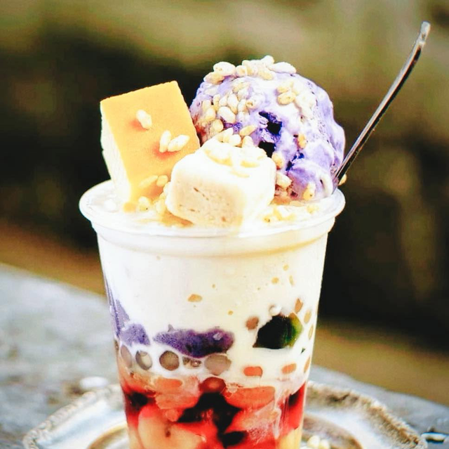 Halo halo milk