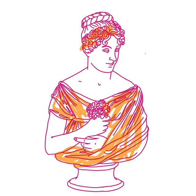 Original Art Sticker | Busty