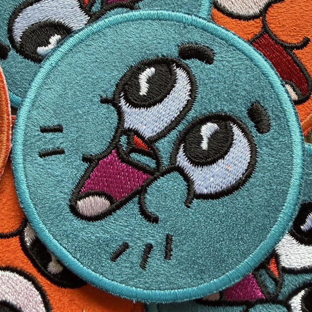 Patch brodé inspiré de Gumball