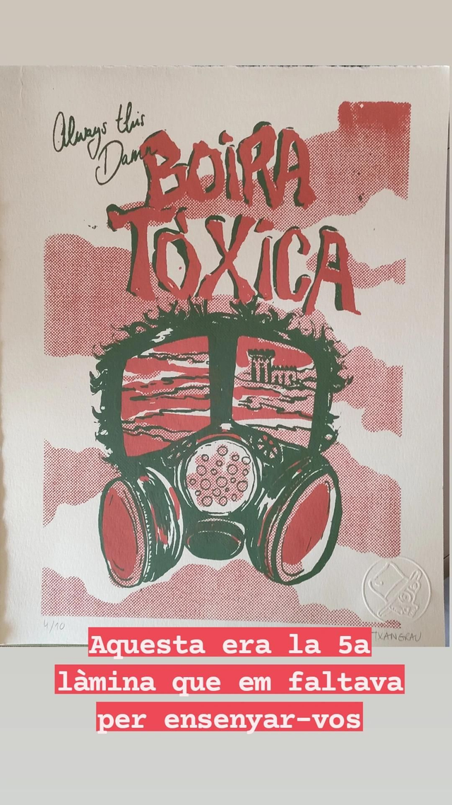 SERIGRAFIA F**CKING BOIRA TÒXICA 