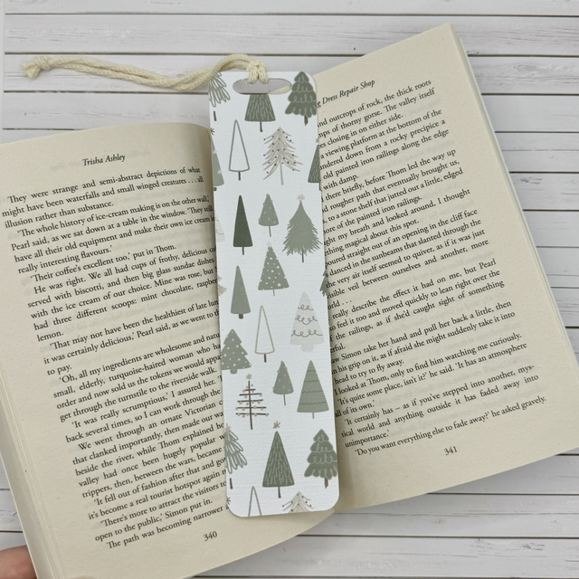 Festive Trees Bookmark 