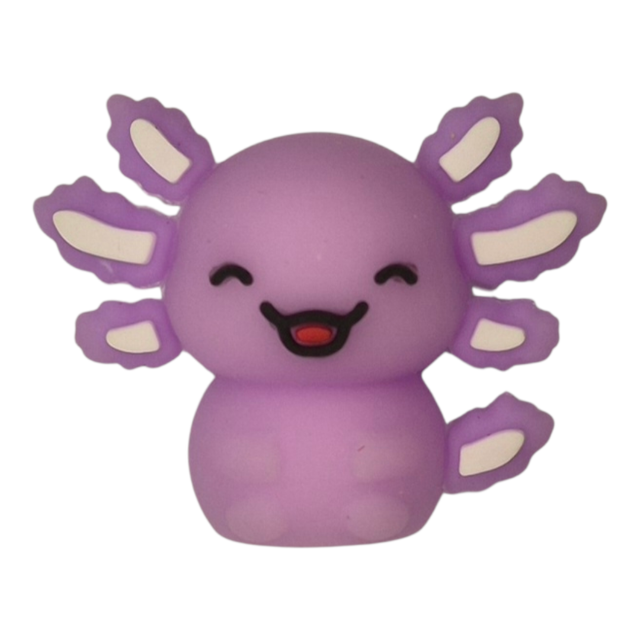 Purple Axolotl Smiling Topper