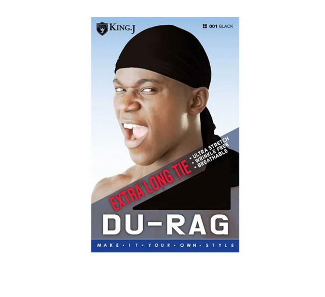 King J: Du-Rag - Black (001)