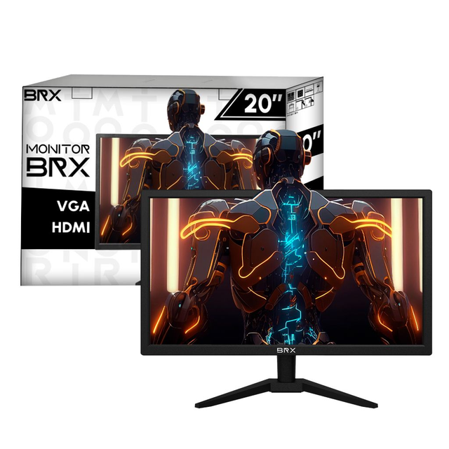 Monitor LED Brx 20", 1440x900, 75hz, Vga/hdmi