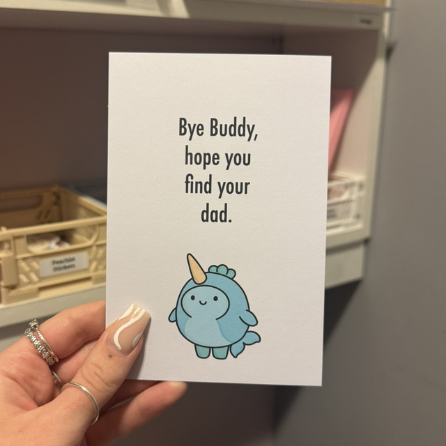 Bye Buddy Print