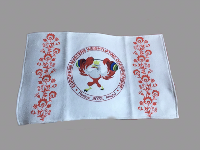 Handdoek van de European Masters Championships