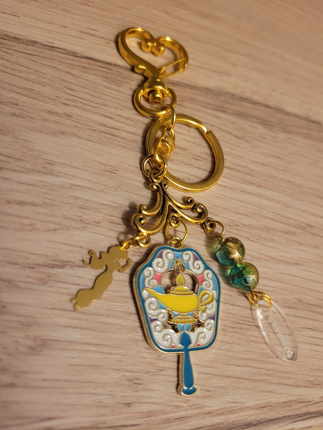 Bijou fantaisiesland Accroch-clés doré -Jasmine