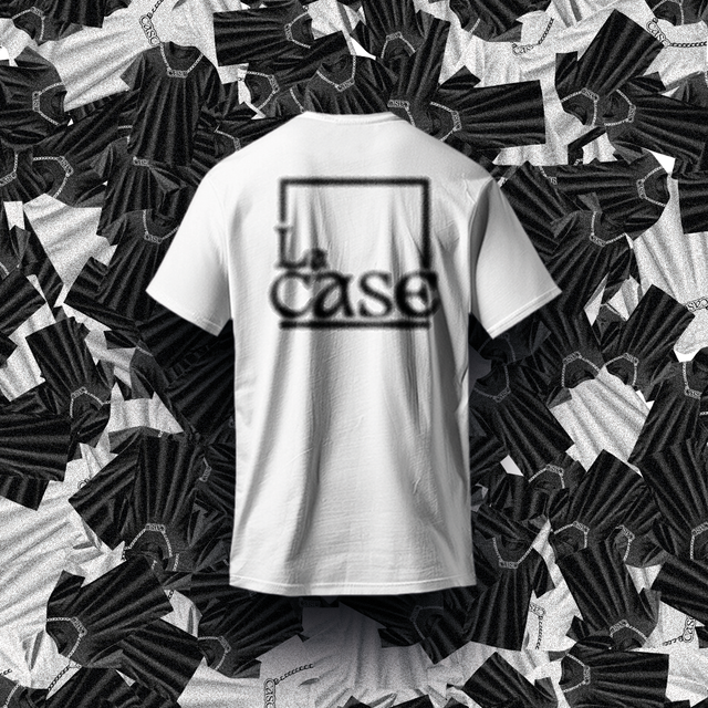 T-SHIRT - LA CASE - Édition Halftone - BLANC