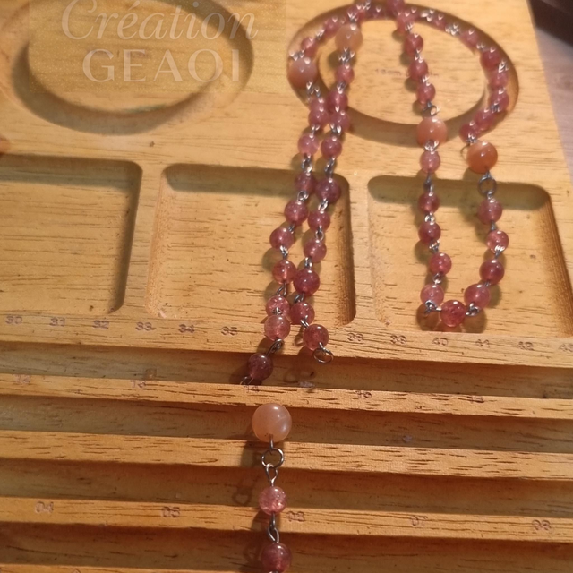 Quartz fraise et Pierre de Soleil