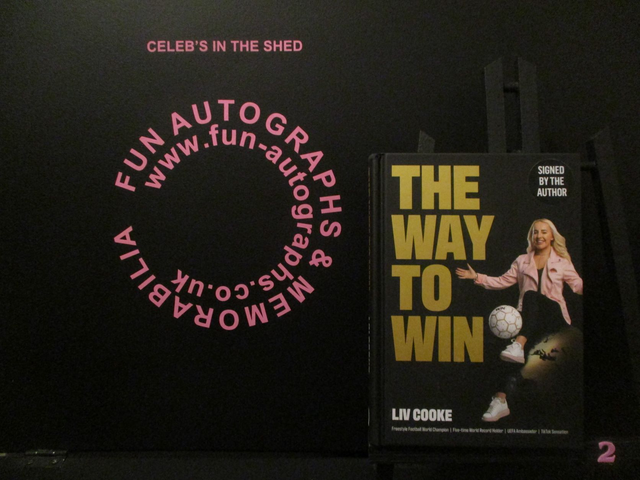 Liv Cooke - 'The Way To Win' Authentic Autographed Hardback Book (2)