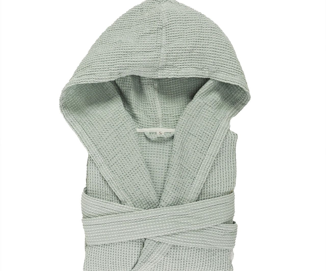 Abyss Habidecor Bees bath robes color 210 ( aqua )