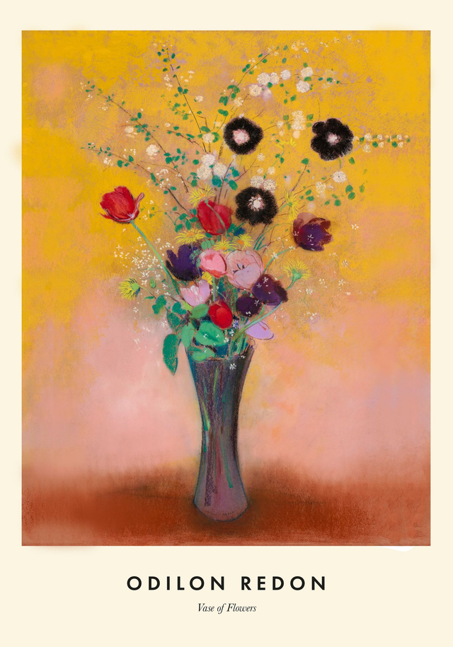 Vase of Flowers by Odilon Redon