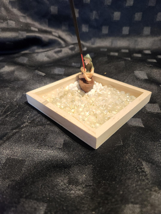 Chinese man incense burner