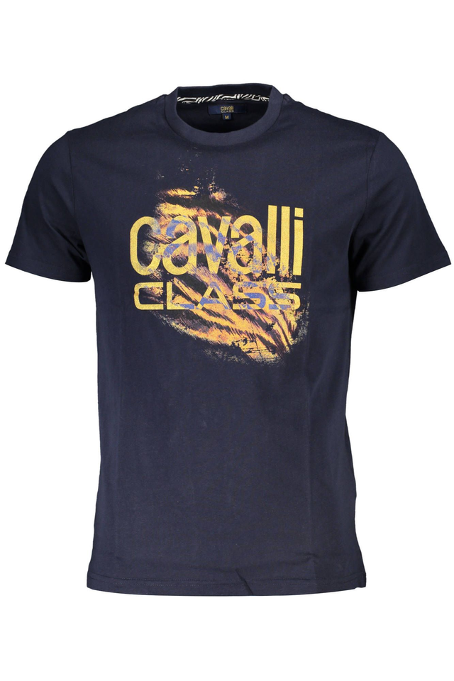 CAVALLI CLASS T-SHIRT MANICHE CORTE UOMO BLU