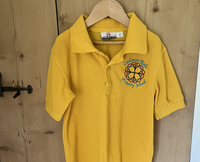 School Logo Polo Shirt 7-8 years