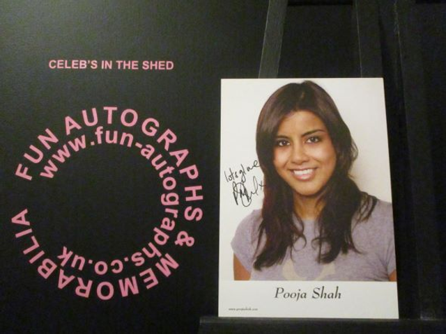 Pooja Shah Authentic Autographed 6x4 Photograph