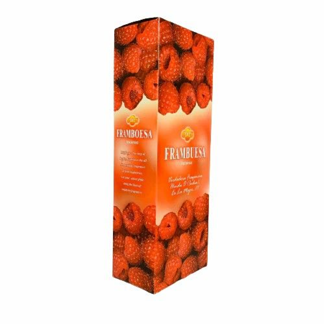 Caja GRANDE  6 uni. Incienso Sac Frambuesa